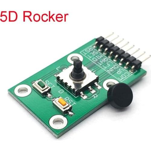 Five Direction Navigation Button Module for MCU AVR Game 5D Rocker Joystick Independent Keyboard for Uno Joystick Module