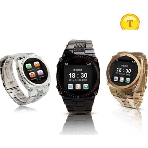 Men Luxury Sports Smart Watch Stainless Steel Fashion Wristwatch Waterproof Clock hour phone watch support sim card tf camera