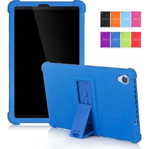 Soft Silicone Case For Lenovo Tab M8 FHD TB-8705F 8705N and Tab M8 HD TB-8505F 8505X 8.0" With Bracket Anti-Shock Shell Fundas