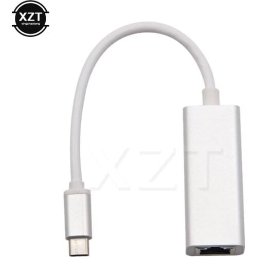 Newest Ethernet Adapter Network Card USB-C Type C to Ethernet RJ45 Lan for MacBook Windows 7/8/10 Laptop