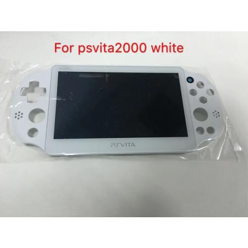 White Color Original 100% New LCD Screen For PSVITA 2000 2XXX PSV Display +Touch Digiter + Frame Assembly