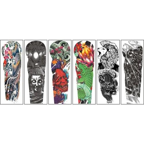 Chic Water Transfer Tattoo Sticker Classic Texture Creative Design Men Women Body Arm Leg Temporary Fake Art Decal