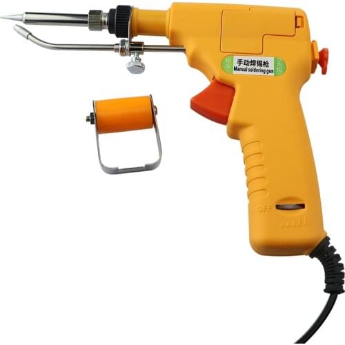 110V/220V 80W U.S./EU Handheld Internal/External Heating Soldering Iron Automatically Sends Tin Gun Welding Repair Tool