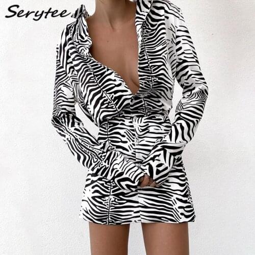 Модные платья-рубашки Serytee China At AliExpress