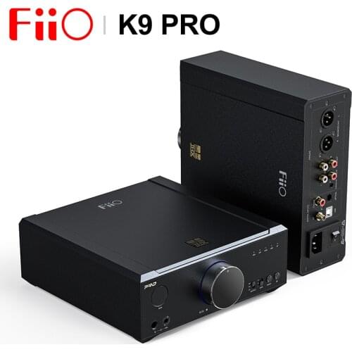FiiO K5 Pro HiFi Audio AK4493 Deskstop Amplifier AMP DAC with RCA/6.35/3.5mm output USB-B/OPT/COAX/RCA Input 768K/32Bit DSD512