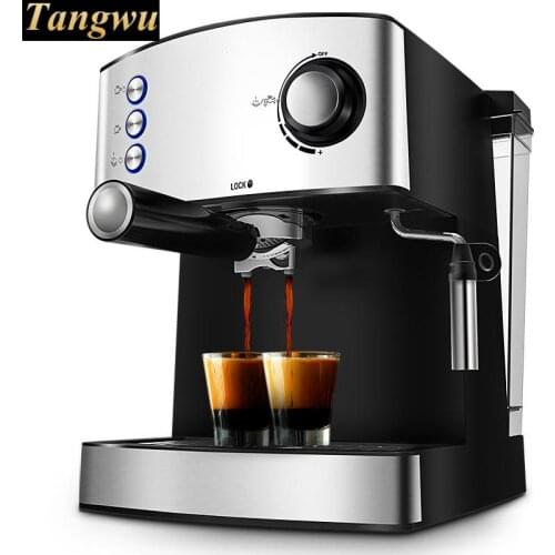 Espresso maker USES a commercially available all-semiautomatic steam brewing coffee
