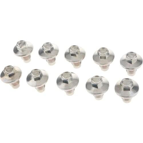 10 Pieces Oil Drain Plug Screw Nut W/ Gasket For Dodge Chrysler M14x1.5