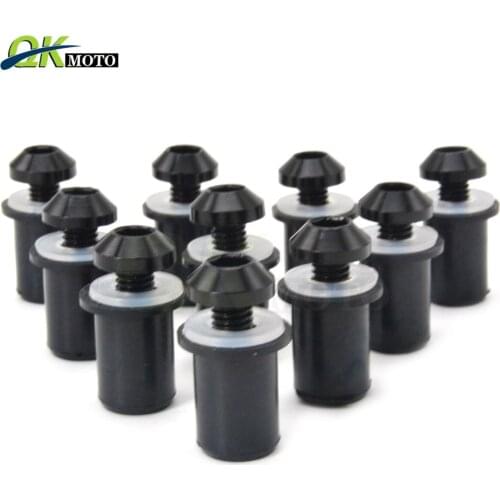 5mm CNC Aluminum Bolt Screw Accessorie Motorcycle Windscreen Screw Kit For Yamaha YZF R1 R3 R6 R7 600R 750R 1000R Fastener Screw