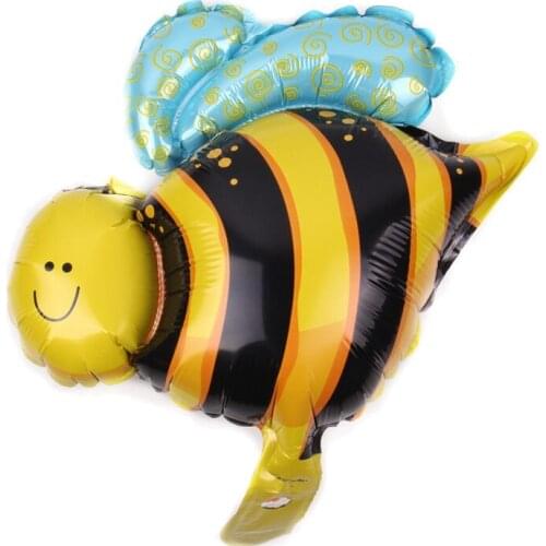 5pcs Mini Animal Bee Snail Duck Sheep Aluminum Foil Balloons for Birthday Kids Favor Kindergarten Activities Party Decoration