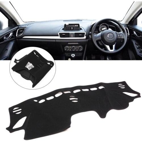 Car Dashboard Cover Protection Fitting Accessories For MAZDA 3 Axela BM 2014 2015 2016 (RIGHT-HAND DRIVE MODEL)