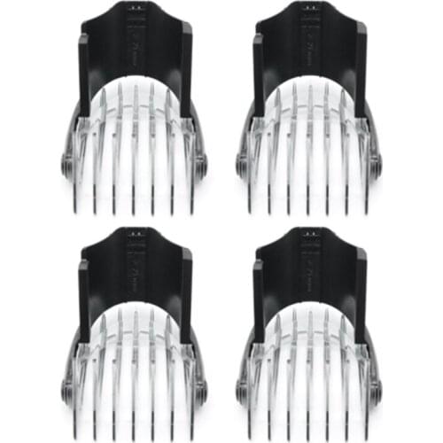 For Hair Clipper Comb Small 3-21MM QC5010 QC5050 QC5053 QC5070 QC5090 4Pcs