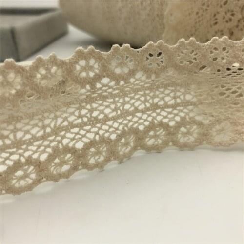 4cm wide cluny Cotton Lace Crochet Ribbon lace lace Trim Edging Wedding for baby and kid clothes