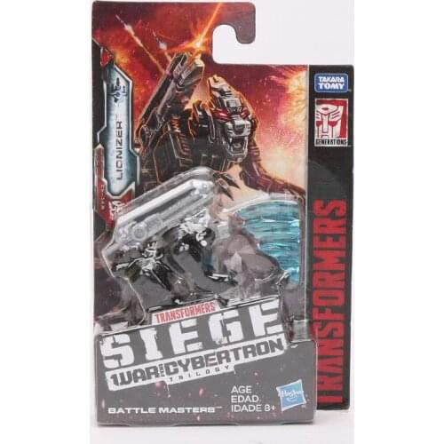 5cm Transformers Toys Generations War for Cybertron Trilogy Siege Battle Masters Lionizer Firedrive Blowpipe Action Figures