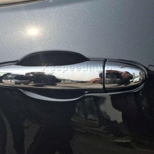 Car-styling For Jeep compass 2017-2018 Chrome Door Handle Cover Trim 8pcs