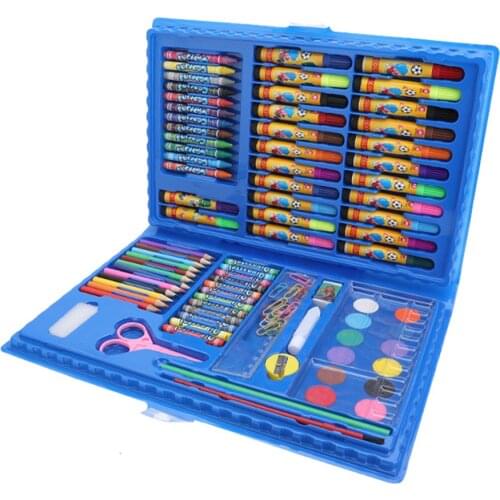 86 Sets Of Childrens Watercolor Pen Painting Set Childrens Learning To Draw With Crayons, Oil Painting Sticks, Art Brushes