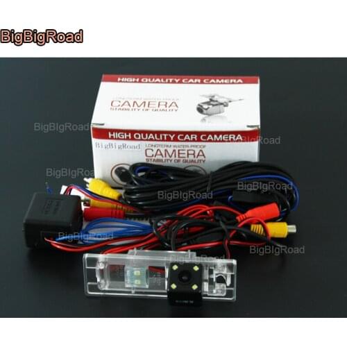 BigBigRoad Car Rear View Reversing Backup Camera with power relay / Filter For BMW 640i F12 F13 2011 2012 2013 X4 116i