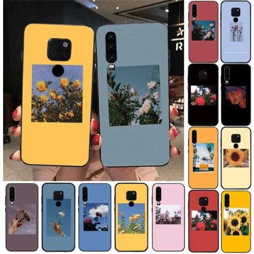 Great art prints blooming flowers Phone Case For Huawei Honor 7A 8X 9 10 20lite 10i 20i 7C 8C 5A 8A Play 9X pro Mate 20 lite