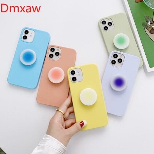 Gradient Bracket Phone Case For Huawei P Smart Z 2019 2018 2020 2021 Plus Pro Honor V40 10X 9X Lite 8X Max Play Soft TPU Cover