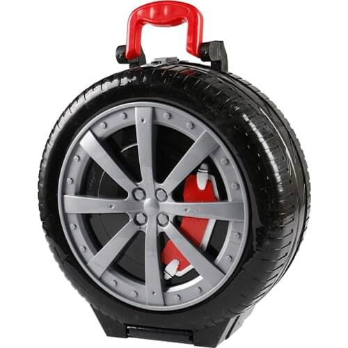 DIY Assembly Spiral Roller Rail City Parking Garage Car Track Set Kids Toy