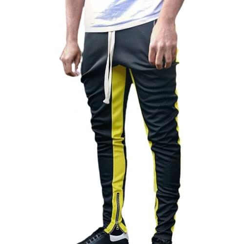 50% Hot Sale Men Autumn Winter Zipper Casual Sports Running Tight Trousers Sportswear Pants