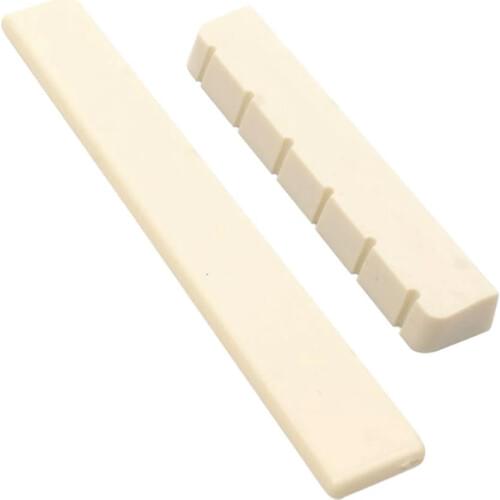 IRIN 6 String Classical Guitar Saddle + Nut White Bone Bridge Guitar Accessories