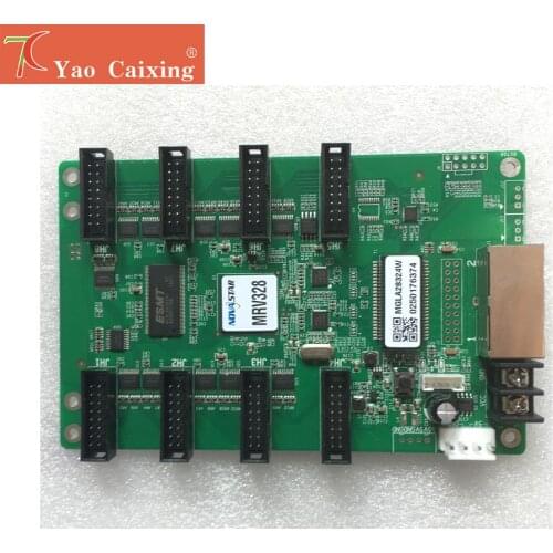 Novastar controller receving card connect sending card sending box hub75 ports control 256x256 pixels resolution led display