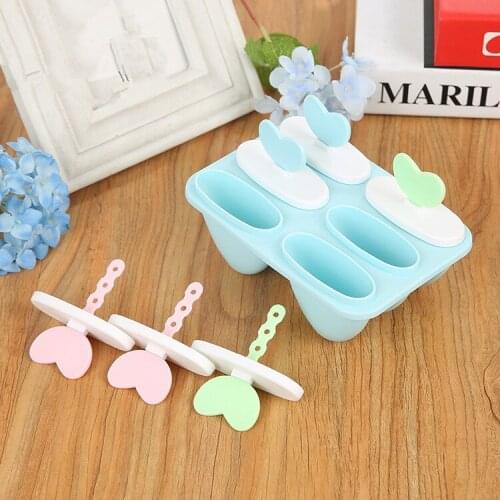 1PC Kitchen Frozen Ice Cube Molds Popsicle Maker DIY Ice Cream Tools Cooking Tools For Making Ice Cream Random Color PF 011