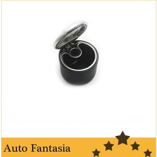 Matt brush aluminium cupholder ashtray for Audi a4 b8