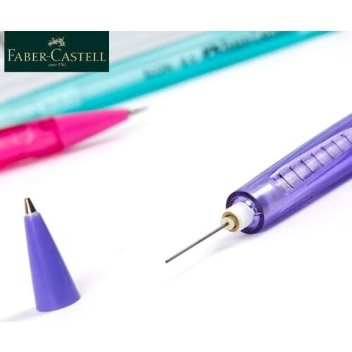 Faber-Castell Mechanical Pencil 0.5MM Lead Core 1Piece Traingle Pen Anti-slip Design Cute Pencil For School Supplies With 4Color