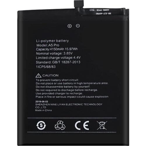 New 4150mAh A5 Pro Replacement Battery For UMI Umidigi A5 Pro Mobile Phone