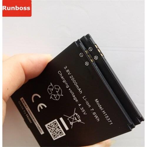 Runboss New High Quality 3.8V 2000mAh H15371 Battery For Haier I500 I500-TL Mobile Phone Batteries
