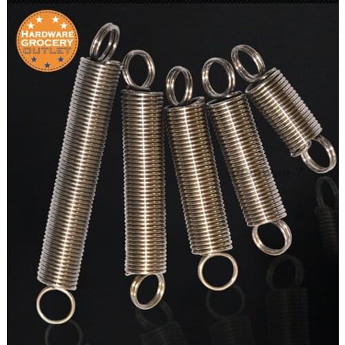 Prime-line products Spring. Compression; stainless steel Extension spring. 1mm x 12mm x L. 5pcs