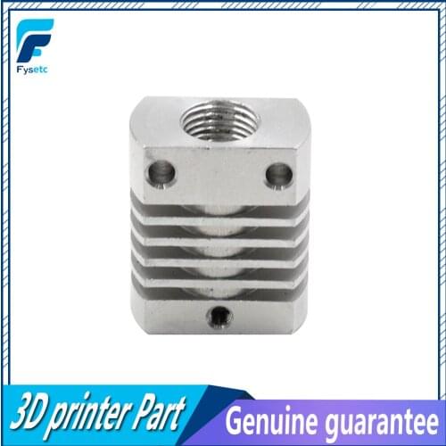 1pc MK10 V6 Heat Sink Radiator Fit 22mm Cooling Fan S Aluminum Fins With Size 27x22x12mm Hot For 3D Printer Parts