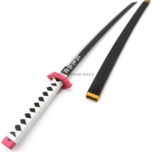 Hot Anime Demon Slayer: Kimetsu No Yaiba Cosplay Props Tomioka Giyuu Sword Weapons Prop for Comic Halloween Party Cosplay Event