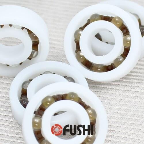 POM Bearing 6800 6801 6802 6803 6804 6805 6806 ( 5 PCS ) Glass Balls Nylon Cage Plastic Ball Bearings