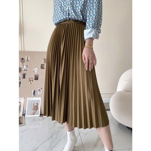 SUITLIONBUTF Women's Pleated Skirts