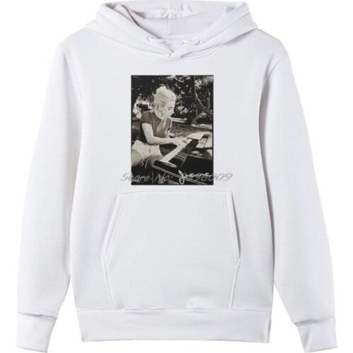 Lady Gaga Mens Joanne Piano Photo hoodies Black Cool Men Zipper Fleece Sweatshirts Coat Fashion Popular The Fans Gift
