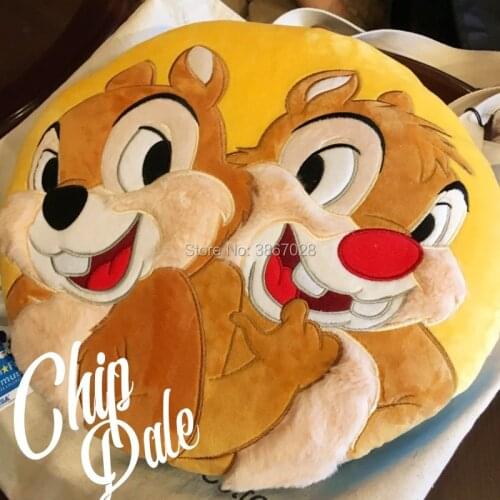High quality Chip and Dale Chipmunks cushion pillow Plush Toy Cute Stuffed Animals Kids Toys for Children Gift Set