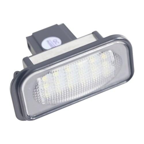 1 Pair Car 12V 6000k White LED Number Plate Lamp No Error License Plate Light Bulb Kits for Mercedes Benz W203 4D W211 W219