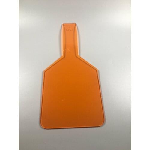 1x Dental UV Laser Protect Patient Eye LED Light Cure Safety Hand Shield Orange