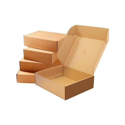 10pcs/lot Brown Paper Kraft Box Post Craft Pack Boxes Packaging Storage Kraft Paper Boxes Mailing Gift Boxes for Wedding