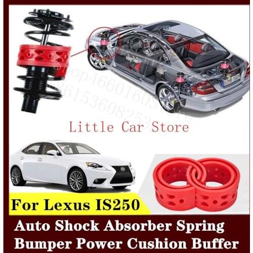 2PCS Front Rear Suspension Shock Bumper Spring Coil Cushion Buffer For Lexus IS250