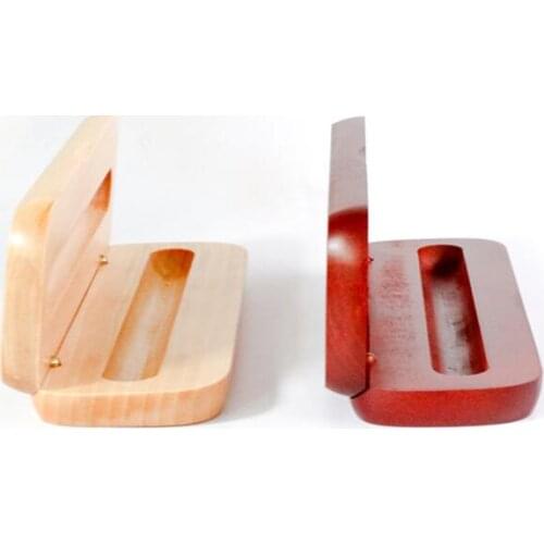 Free Shipping Single Pen Boxes High Quality Wood Pencil Cases Empty Natural Wooden Gift Boxes