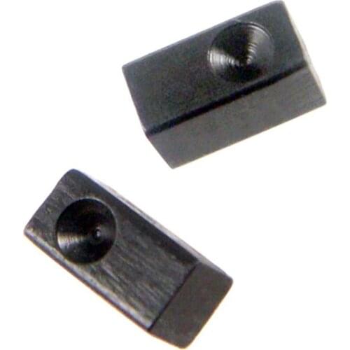 6 Pieces Guitar Tremolo Bridge Saddle Clamp Pressure Lock String Insert Metal Block for Electric Guitar Parts Accessories