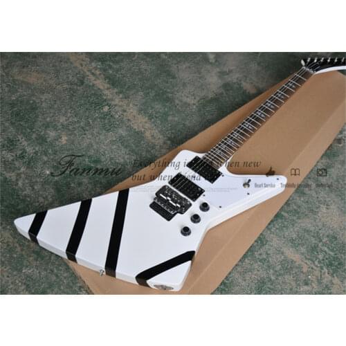 Free shipping custom 6 string black guitar,irregular guitar,mahogany body,H H pickups,black guitar,gold button