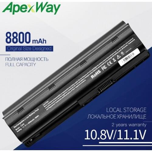 12 Cells 8800mAh New laptop battery for HP PAVILION DM4 DV3 DV5 DV6 DV7 G32 G62 G42 G6 for Compaq CQ32 CQ42 CQ43 CQ56 CQ57 CQ62
