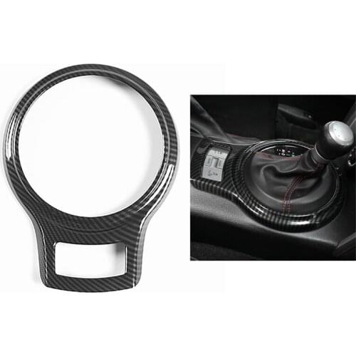 Auto Carbon Fiber Central Gear Panel Control Panel Decal Car Interior Modification For Toyota 86/Subaru BRZ 2012-2020