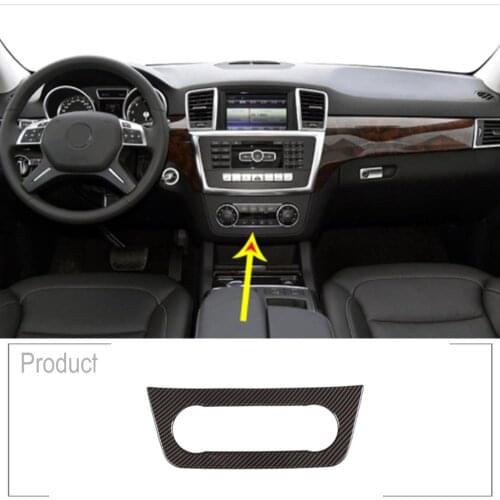 For Mercedes Benz ML GLE GL GLS Class W166 X166 ABS Central Control Air Condition Outlet Vent Decorative Frame Trim