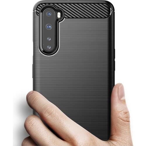 OnePlus Nord 8 NORD Z AC2001 AC2003 Carbon fiber Cover Phone Case Bumper Case for Oneplus 8 Nord Phone Cover Shockproof Bumper
