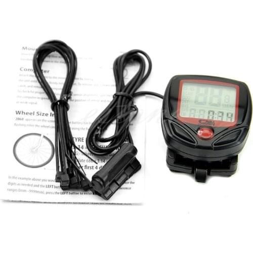 Cycle Bicycle Bike Speedometer Odometer Waterproof Digital LCD Computer Bike Speedometer